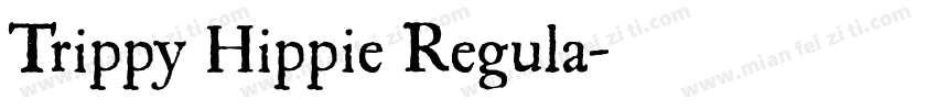 Trippy Hippie Regula字体转换